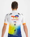 SPORTFUL Cyklistická vesta - TOTAL ENERGIES 2022 - oranžová/modrá/žltá/biela