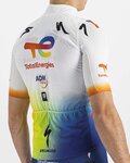 SPORTFUL Cyklistická vesta - TOTAL ENERGIES 2022 - oranžová/modrá/žltá/biela