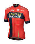 SPORTFUL Cyklistický dres s krátkym rukávom - BAHRAIN MERIDA 2019 - červená/modrá
