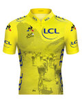 Cyklistický dres s krátkym rukávom - TOUR DE FRANCE 2019 - žltá