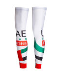 Cyklistické návleky po celej dĺžke nohy - UAE 2019  - červená/biela/zelená/čierna