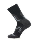UYN Cyklistické ponožky klasické - TREKKING 2IN MERINO - čierna/šedá