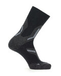 UYN Cyklistické ponožky klasické - TREKKING 2IN MERINO - čierna/šedá