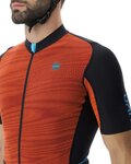 UYN Cyklistický dres s krátkym rukávom - ALLROAD AEROFIT - oranžová/čierna