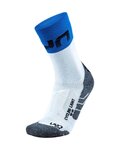 UYN Cyklistické ponožky klasické - LIGHT - modrá/šedá/biela
