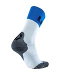UYN Cyklistické ponožky klasické - LIGHT - modrá/šedá/biela