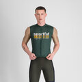 SPORTFUL Cyklistický dres s krátkym rukávom - SUPERGIARA 2 - zelená/zlatá