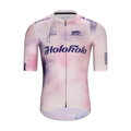 HOLOKOLO Cyklistický dres s krátkym rukávom - TEAM SPIRIT - béžová