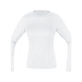 GORE Cyklistické tričko s dlhým rukávom - BASE LAYER - biela