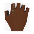 CASTELLI Cyklistické rukavice krátkoprsté - ESPRESSO - hnedá