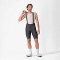 CASTELLI Cyklistické nohavice krátke s trakmi - ESPRESSO 2 - šedá