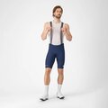 CASTELLI Cyklistické nohavice krátke s trakmi - ESPRESSO 2 - modrá