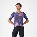 CASTELLI Cyklistický dres s krátkym rukávom - AERO RACE 8S - fialová