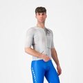 CASTELLI Cyklistický dres s krátkym rukávom - AERO RACE 8S - strieborná