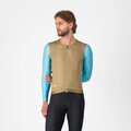 CASTELLI Cyklistický dres s dlhým rukávom letný - CORRETTO LS - hnedá/modrá