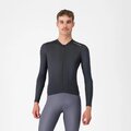 CASTELLI Cyklistický dres s dlhým rukávom letný - ESPRESSO 2 LS - čierna