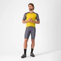 CASTELLI Cyklistický dres s krátkym rukávom - UNLIMITED ENDURANCE 3 - žltá/šedá