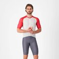 CASTELLI Cyklistické nohavice krátke s trakmi - UNLIMITED 2 - šedá