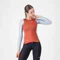 CASTELLI Cyklistický dres s dlhým rukávom letný - CORRETTO W LONG - modrá/červená