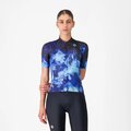 CASTELLI Cyklistický dres s krátkym rukávom - COSMIC VORTEX - modrá