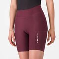CASTELLI Cyklistické nohavice krátke bez trakov - COMFORT TRAVEL - bordová