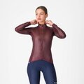 CASTELLI Cyklistická vetruodolná bunda - ARIA SHELL 2 W - bordová