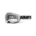 100% SPEEDLAB Cyklistické okuliare - STRATA 2 - biela/čierna