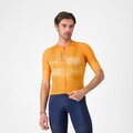 CASTELLI Cyklistický dres s krátkym rukávom - CLIMBER'S A/C - oranžová