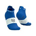 COMPRESSPORT Cyklistické ponožky členkové - PRO RACING SOCKS V4.0 RUN - modrá