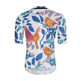 HOLOKOLO Cyklistický krátky dres a krátke nohavice - SPARROVER - béžová/biela/viacfarebná