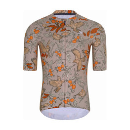 HOLOKOLO Cyklistický krátky dres a krátke nohavice - SPARROVER - modrá/čierna/hnedá