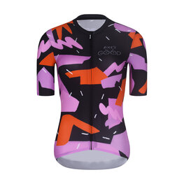 RIVANELLE Cyklistický krátky dres a krátke nohavice - BIKE´S GOOD - béžová/viacfarebná/čierna