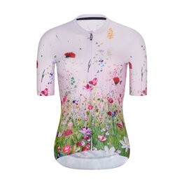 RIVANELLE Cyklistický krátky dres a krátke nohavice - IN BLOOM - béžová/ružová/viacfarebná
