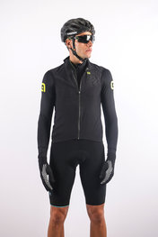 ALÉ Cyklistická vesta - GILET RACING - čierna