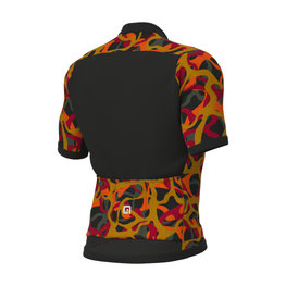 ALÉ Cyklistický dres s krátkym rukávom - OFF ROAD - GRAVEL WOODLAND - červená