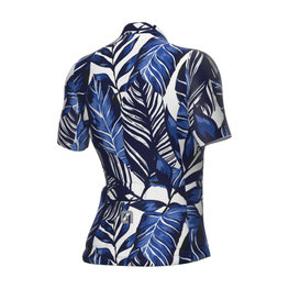ALÉ Cyklistický dres s krátkym rukávom - LEAF PR-S - modrá