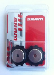 SRAM kladky pre prehadzovačku - PULLEYS  05-07 X0, 07-09 X9 SHORT CAGE, 08-09 X7 - čierna