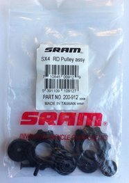 SRAM kladky pre prehadzovačku - PULLEYS X4/SX4 - čierna
