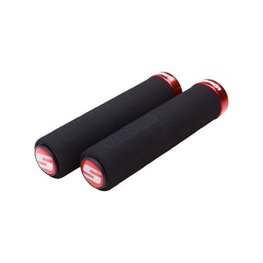 SRAM gripy - LOCKING GRIPS 129 mm - čierna/červená