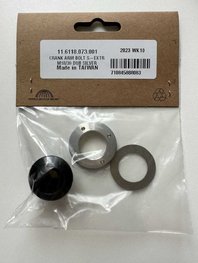 SRAM opravná sada - CRANK ARM BOLT KIT SELF-EXTRACTING M18/M30 DUB - čierna