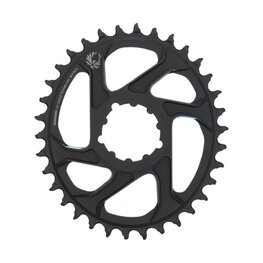 SRAM prevodník - X-SYNC 2 OVAL 6mm - čierna