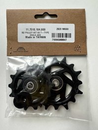 SRAM kladky pre prehadzovačku - PULLEYS X0 T-TYPE EAGLE AXS - čierna