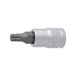 UNIOR hlavica - TORX 1/4", TX 25 - strieborná