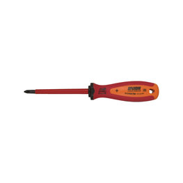 UNIOR skrutkovač - SCREWDRIVER VDE TBI PH2 x 100 - červená
