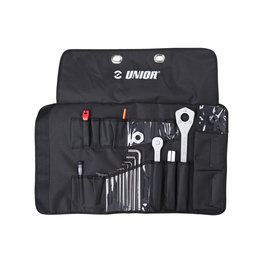 UNIOR sada náradia - PRO TOOL ROLL SET - čierna/strieborná
