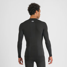 SPORTFUL Cyklistické tričko s dlhým rukávom - 2ND SKIN - čierna