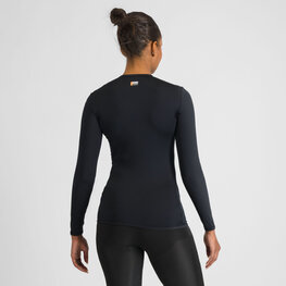 SPORTFUL Cyklistické tričko s dlhým rukávom - LIGHT - čierna