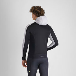 SPORTFUL Cyklistická vetruodolná bunda - CARDIO - šedá/čierna