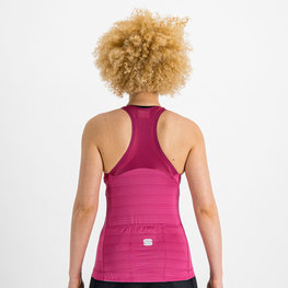 SPORTFUL Cyklistické tielko - KELLY - cyklamenová