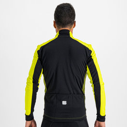 SPORTFUL Cyklistická vetruodolná bunda - NEO SOFTSHELL - žltá